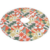 Retro Mideeuw Moderne Scandinavische Kerstmis Kerstboom Rok (Gekanteld)