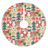 Retro Mideeuw Moderne Scandinavische Kerstmis Kerstboom Rok (Voorkant)