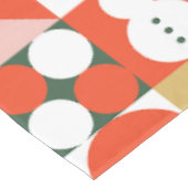 Retro Mideeuw Moderne Scandinavische Kerstmis Tafelkleed (Gekanteld)