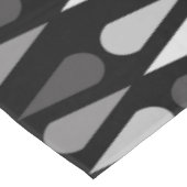 Retro Mideeuw Teardruppels zwart Tafelkleed (Gekanteld)