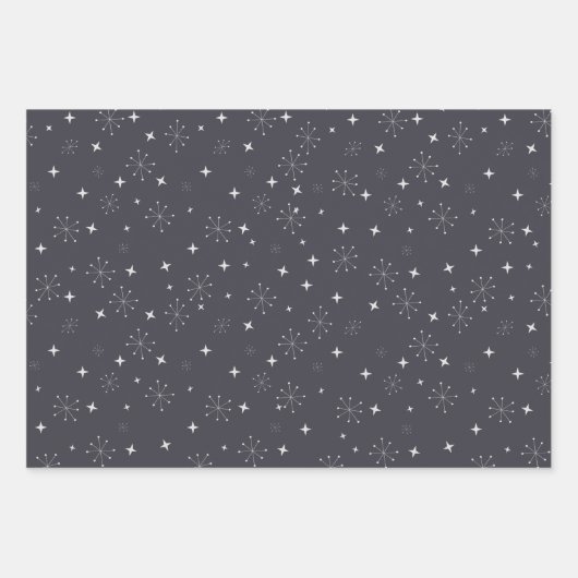 Retro Mideeuwse kerstabel Inpakpapier Vel (Voorkant 2)