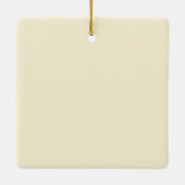 Retro Mideeuwse moderne kerstuitbarstingen Keramisch Ornament (Achterkant)