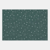 Retro Mideeuwse roze kerstabel Inpakpapier Vel (Voorkant 2)