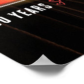 Retro Mijlpaal 60e Verjaardag Persoonlijke Liefde Poster (Hoek)