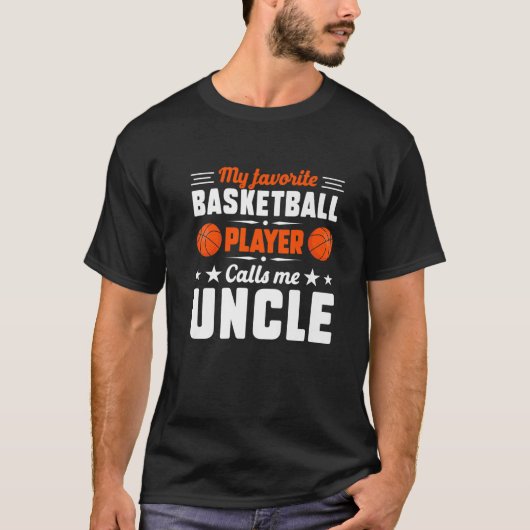 Retro Mijn favoriete Basketball Player roept me oo T-shirt (Voorkant)
