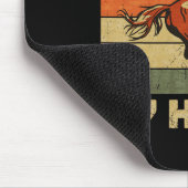 retro Mijn leven is mijn paard Muismat (Hoek)