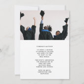 RETRO MIJN NAAM IS University Two Photo LAW AFSTUD Aankondiging (Achterkant)