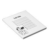 Retro Mijn Notitieblok Lijst controleren (Schuin)