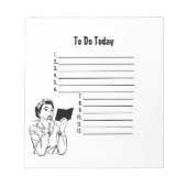 Retro Mijn Notitieblok Lijst controleren (Voorkant)