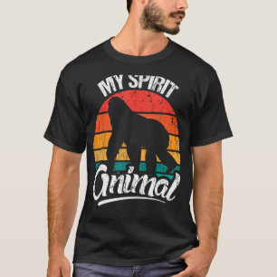 Retro Mijn spirit animal design voor een gorilla l T-shirt