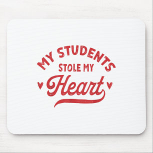 Retro Mijn studenten hebben mijn hart gestolen Sch Muismat