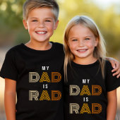 Retro Mijn vader is Rad Kinderen Vaderdag T-shirt