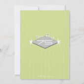 Retro Milestone Birthday Party Photo Uitnodiging (Achterkant)