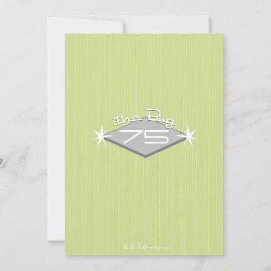 Retro Milestone Birthday Party Photo Uitnodiging (Achterkant)