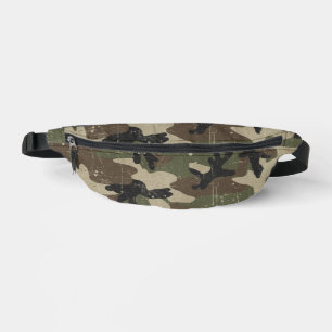 Retro Militair Camouflagepatroon Heuptasje