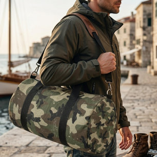 Retro Militair Camouflagepatroon Plunjezak