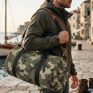 Retro Militair Camouflagepatroon Plunjezak