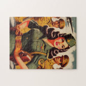 Retro Militaire Pinup Legpuzzel (Horizontaal)