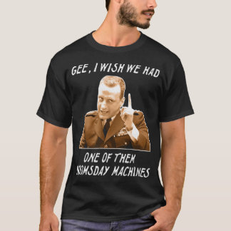 Retro Militaire Quote Doomsday Machine Poster Ontw T-shirt