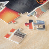 Retro Militaire Vrouw Legpuzzel (Zijkant)