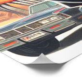 Retro Militaire Vrouw Poster (Hoek)