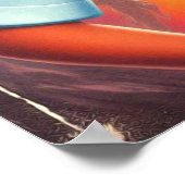 Retro Militaire Vrouw Poster (Hoek)