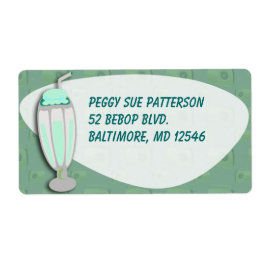 Retro Milkshake Etiket