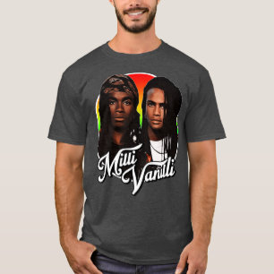 Retro Milli Vanilli Tribute T-shirt
