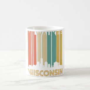 Retro Milwaukee Skyline Koffiemok