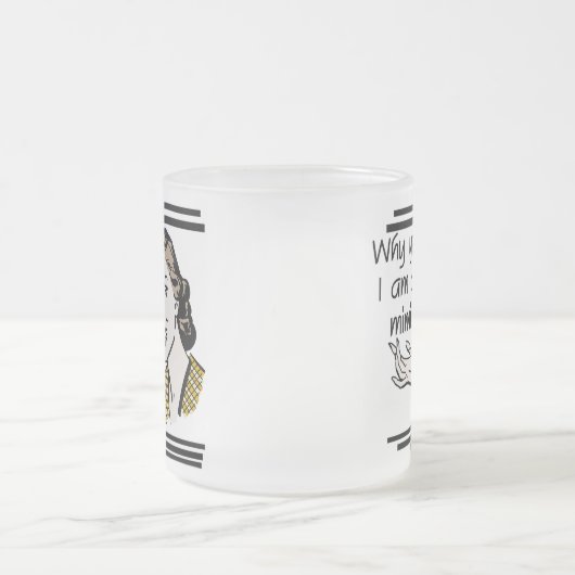 Retro Mimi T-shirts en Giften Matglas Koffiemok (Center)