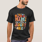 Retro Mimi van de Groovy One Matching Family Birth T-shirt (Voorkant)