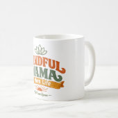 Retro Mindful Mama Moeder Leven Koffiemok | Zen Yo (Voorkant rechts)