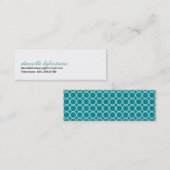 Retro mini-Calling-kaarten Contactkaartje (Voorkant / Achterkant)