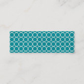 Retro mini-Calling-kaarten Contactkaartje (Achterkant)