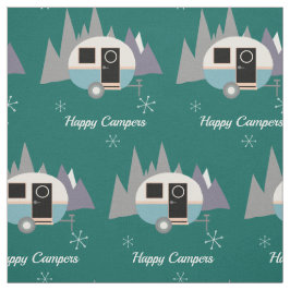 Retro Mini Camper Caravan Custom Fabric Stof