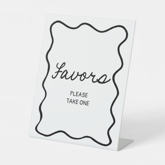 Retro minimaal gunsten Vrijgezellenfeest teken Reclamebord Met Voetstuk (Voorkant)