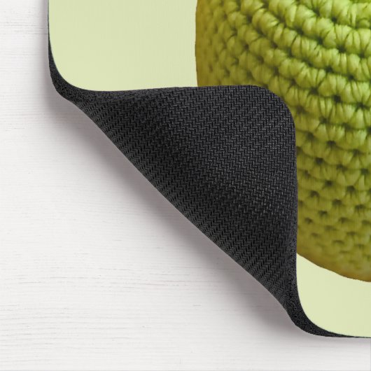 Retro Minimal Handgemaakte Craft Green Haakappel Muismat (Hoek)