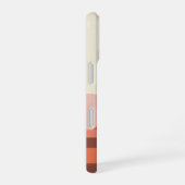 Retro Minimalist Desert Butte iPhone 16 Hoesje (Rechterkant)