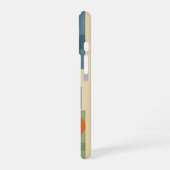 Retro Minimalist Geometric Layering iPhone 16 Hoesje (Linkerkant)