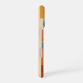 Retro Minimalist Geometric Layering iPhone 16 Hoesje (Rechterkant)