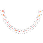 Retro Minimalist Gewoon Getrouwd Passen getrouwd Vlaggetjes (Alle)