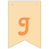 Retro Minimalist Gewoon Getrouwd Passen getrouwd Vlaggetjes (Derde vlag)