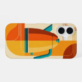 Retro Minimalist Kettle iPhone 16 Hoesje (Achterkant horizontaal)