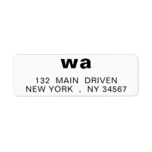 Retro Minimalist Monogram Initials Design