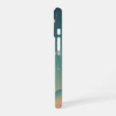 Retro Minimalist Pastel Orb iPhone 16 Hoesje (Linkerkant)