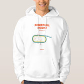 Retro Minimalist Prix L'Arc De Triomphe Print Hoodie (Voorkant)