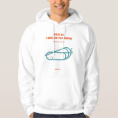 Retro Minimalist Prix L'Arc De Triomphe Print Hoodie (Voorkant)