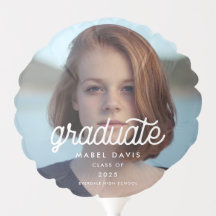 Retro minimalistisch foto-afstuderen