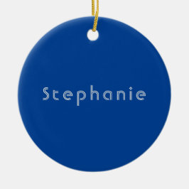 Retro  Minimalistisch Modern Blauw Keramisch Ornament