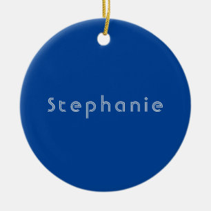 Retro  Minimalistisch Modern Blauw Keramisch Ornament